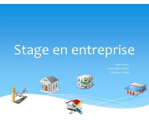stage en entreprise
